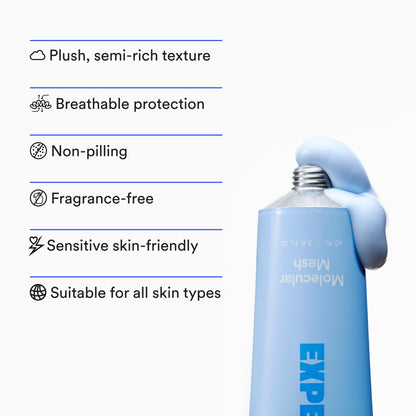 Experiment Molecular Mesh Barrier Repair Face Moisturizer – Lightweight, Soothing Barrier Care for Sensitive Skin