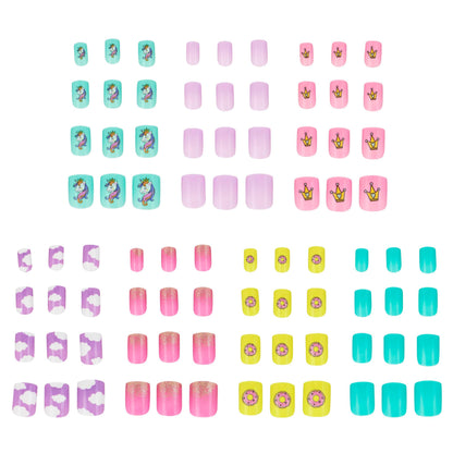 EXPRESSIONS 7 Day Manicure Collection — 84-Piece Unicorn Party Press-On Nails