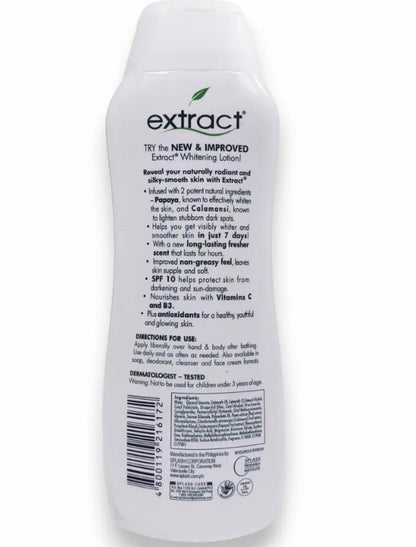 Extractts Papaya Skin Lotion 200ml | Lightweight Daily Moisturizer by Franemm Industries Nigeria