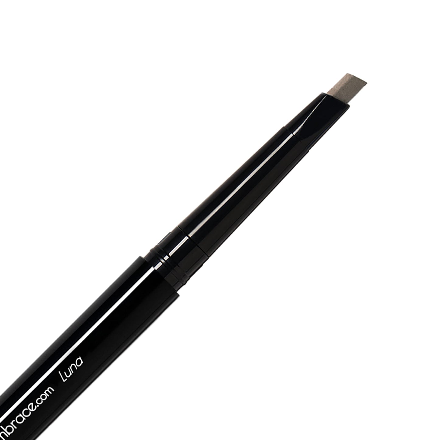 Eye Embrace Luna Eyebrow Pencil – Light Brown-Gray, Waterproof, Double-Ended Angled Tip