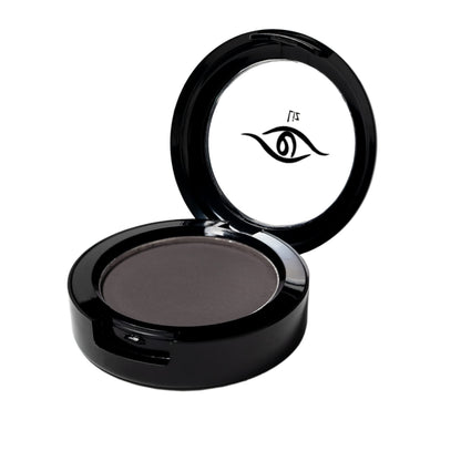 Eye Embrace Gray Eyebrow Powder – Waterproof Root Cover-Up for Gray Hair (Liz Medium Gray)