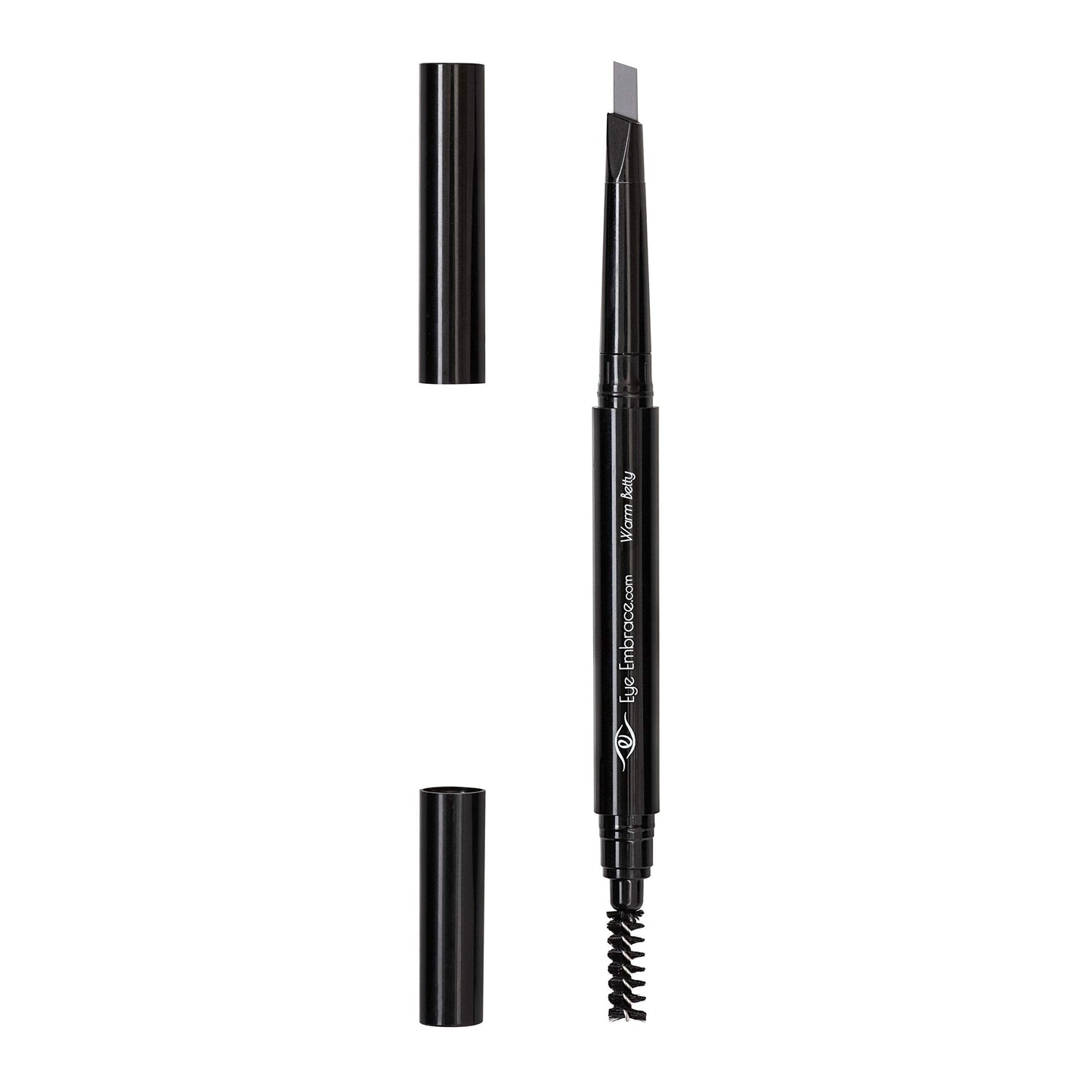 Eye Embrace Warm Betty Light Gray Eyebrow Pencil – Waterproof, Double-Ended Angled Tip & Spoolie, Cruelty-Free