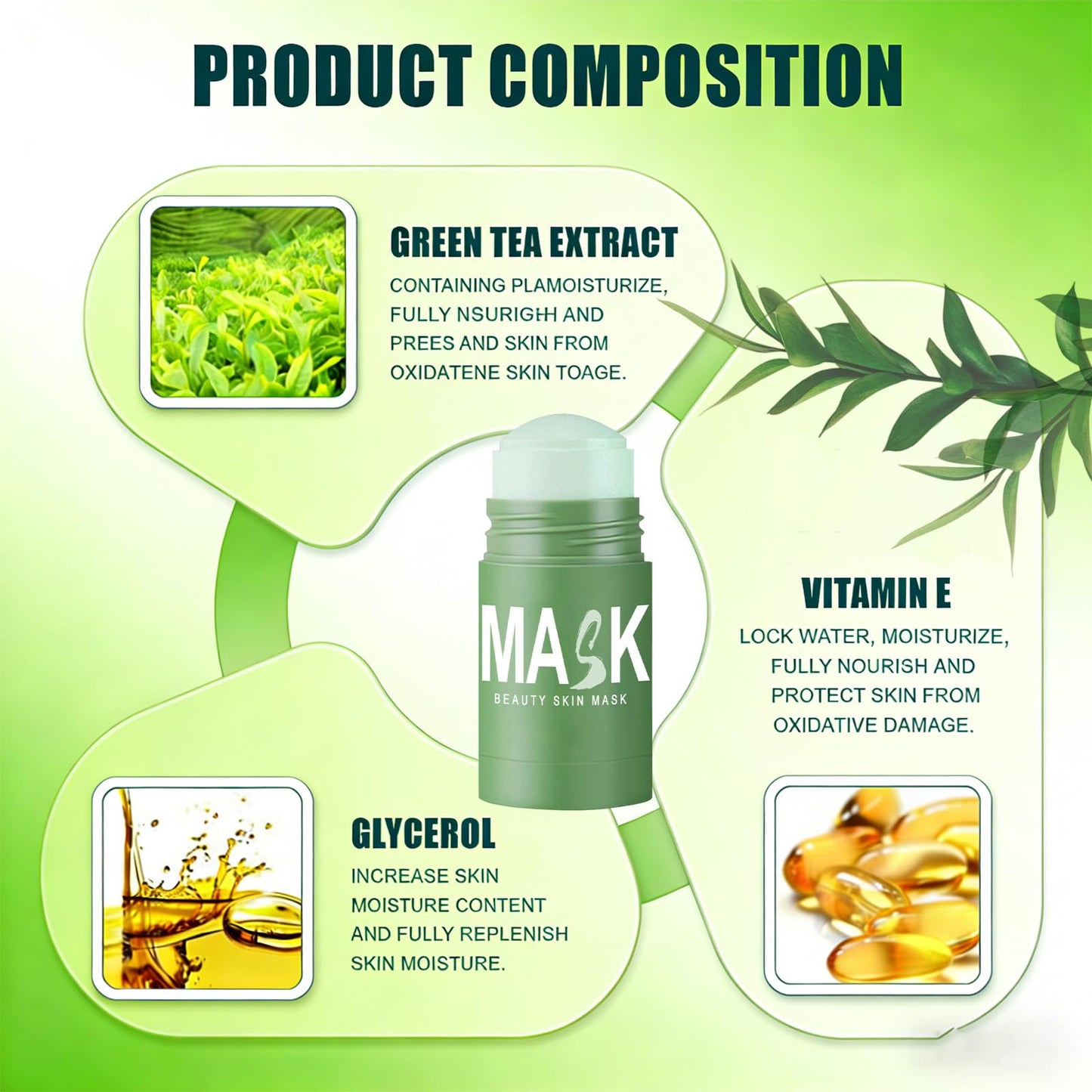 Eyephalt Green Tea Deep Cleanse Mask Stick – Blackhead Remover & Oil Control