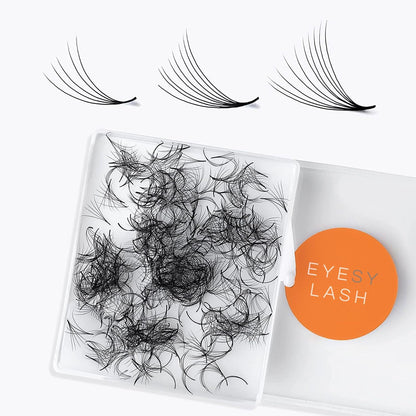 Eyesy Lash 500 Promade Fans — Premium Volume Premade Lash Fans (6D 0.07 C 14mm)