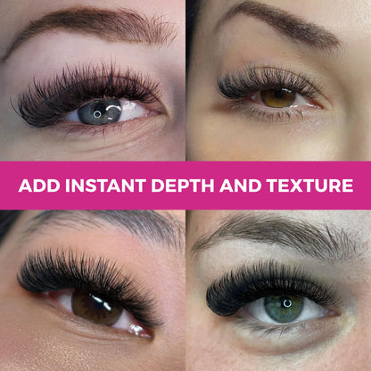 Eyesy Lash 500 Camellia Promade Fans – 5D 0.07, 8–12mm CC Curl