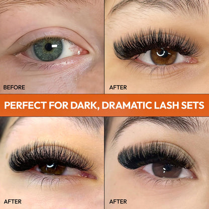 Eyesy Lash 448 Narrow Promade Fans — 10D 0.07mm D Curl, 9–15mm Mixed Lengths | Mega Volume