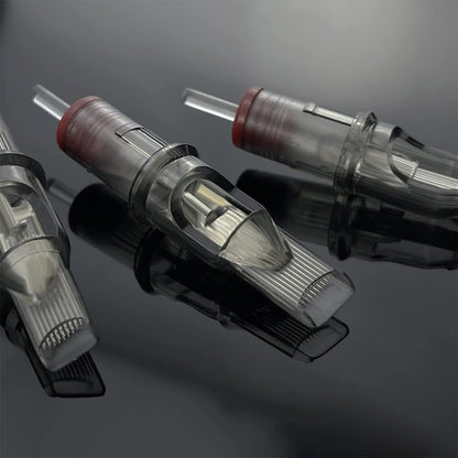 EZTAT2 EZ Tattoo Cartridges 20Pcs #12 (13RM) Standard Round/Curved Magnum for Rotary Machines