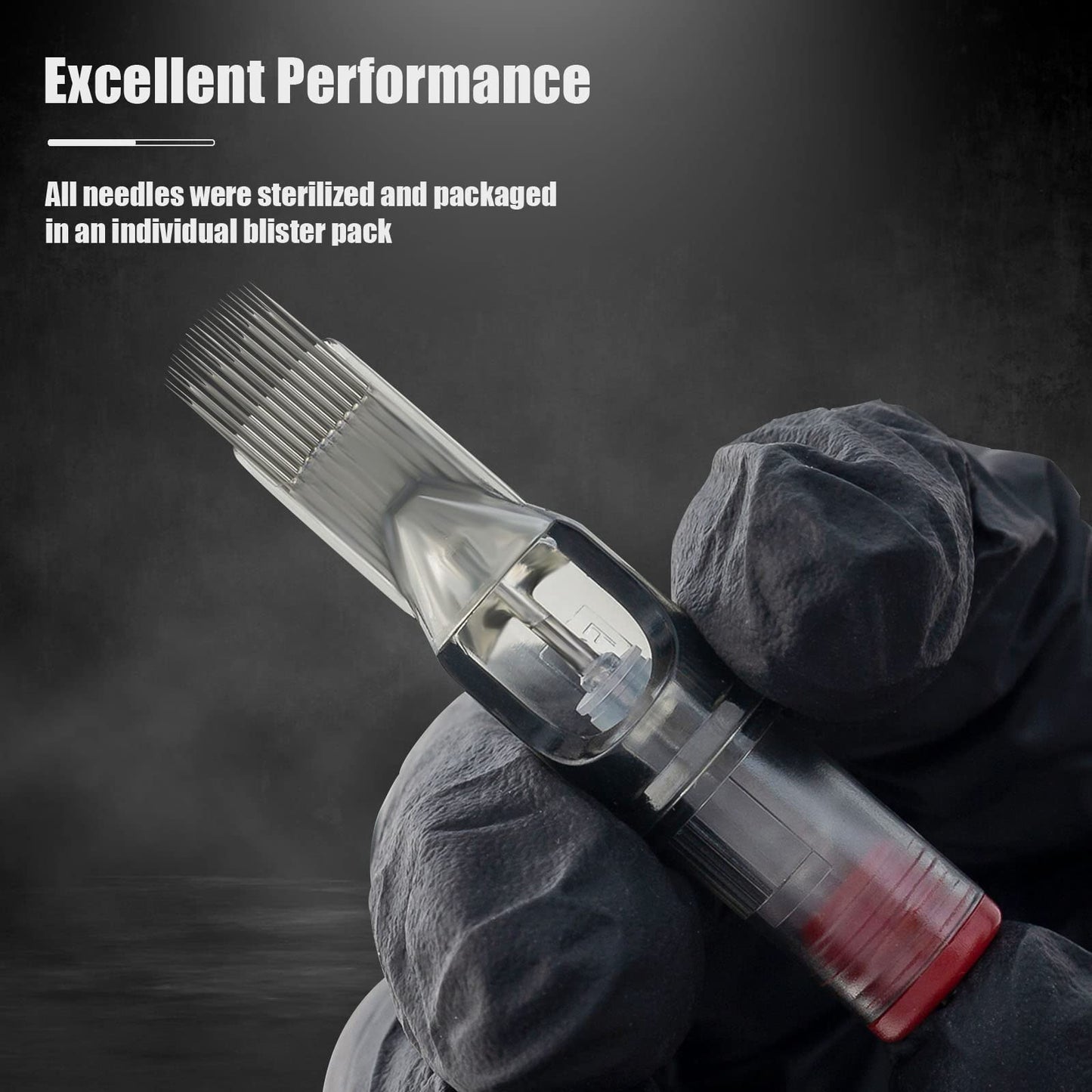 EZTAT2 EZ Tattoo Cartridges 20Pcs #12 (13RM) Standard Round/Curved Magnum for Rotary Machines