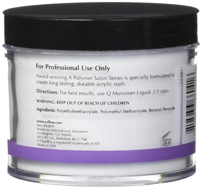 EzFlow A Polymer Clear False Nails – 4 Ounce