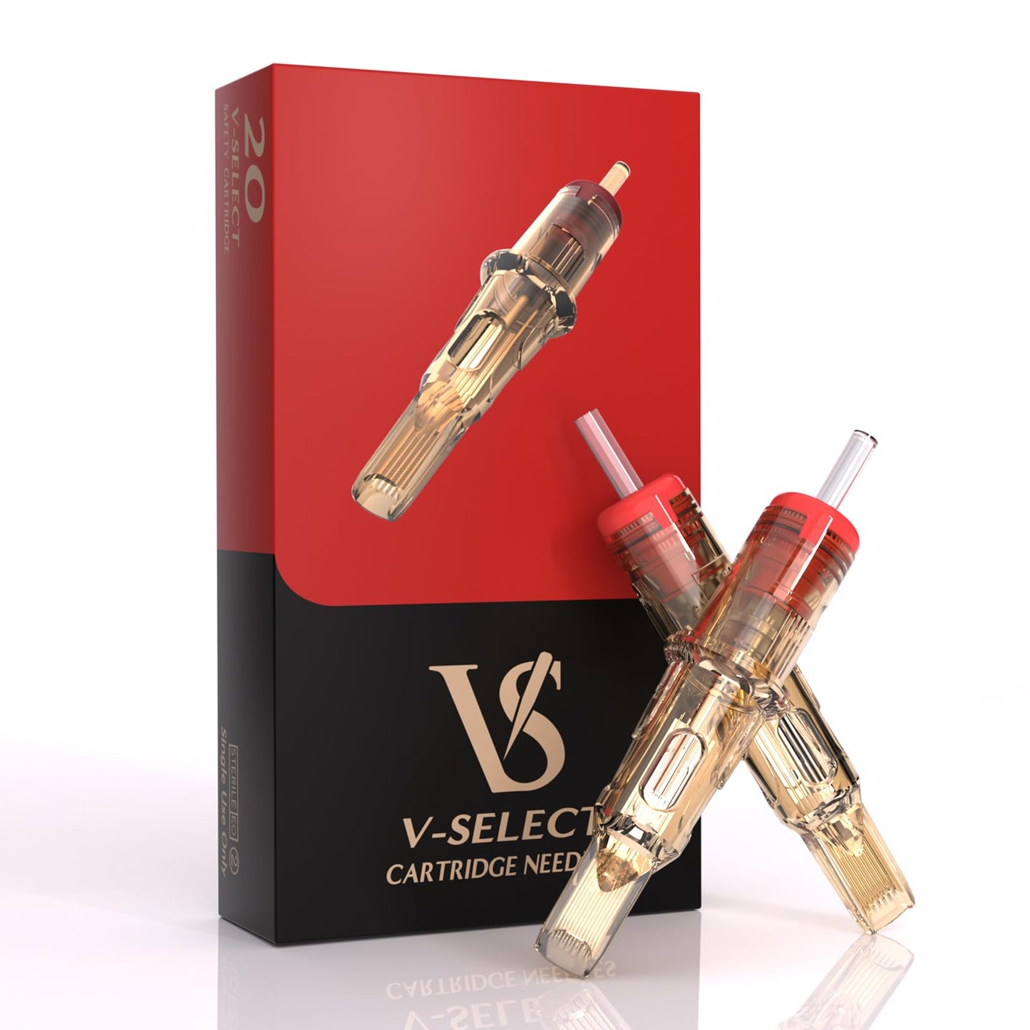 EZ Tattoo Cartridges 20Pcs #10 (9RM) V SELECT — Curved/Round Magnum by EZTAT2