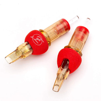 EZ Tattoo Cartridges 16Pcs #12 (13RM) V SELECT Plus – Curved/Round Magnum Long Taper