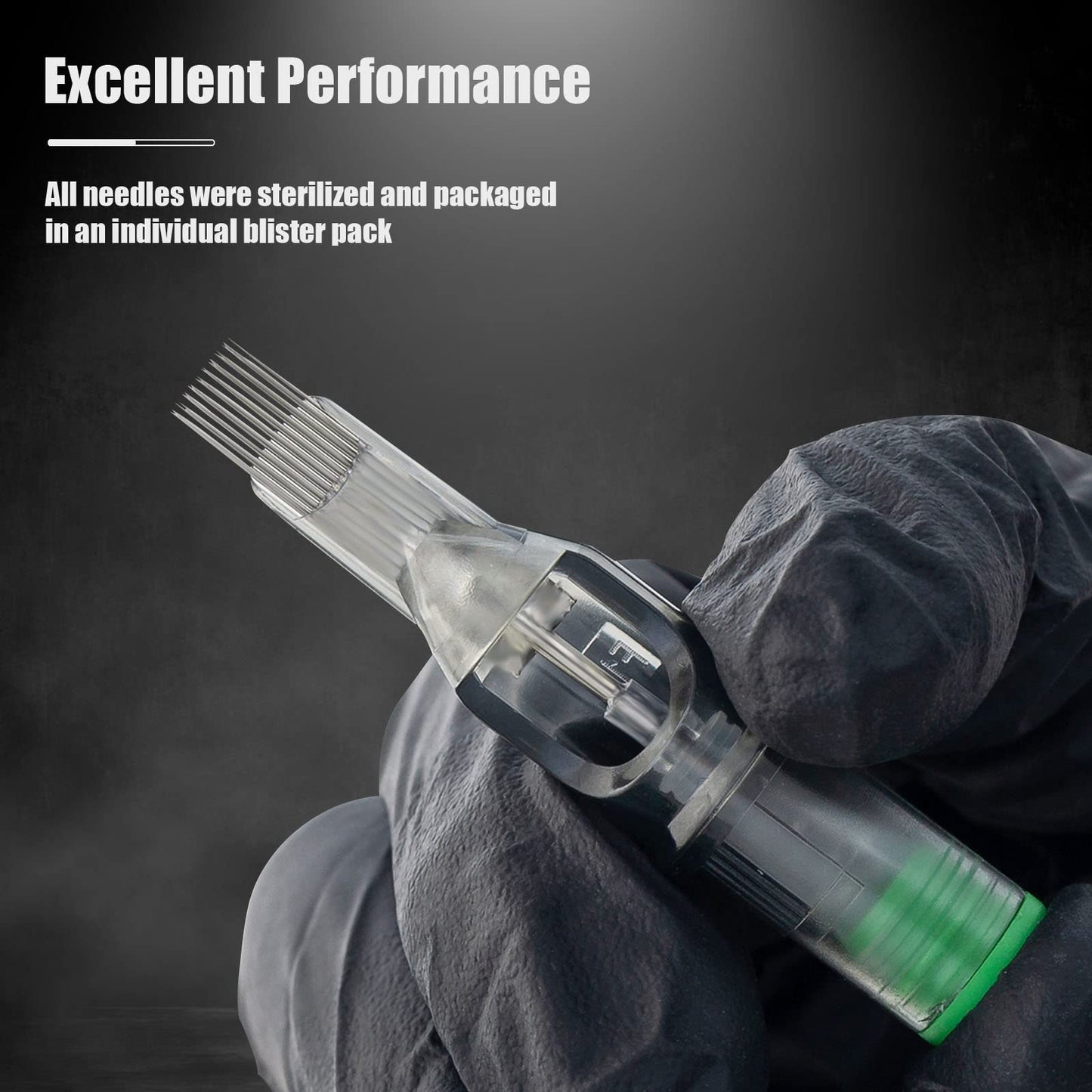 EZTAT2 Revolution Tattoo Cartridges: 20Pcs #10 Bugpin Magnum for Rotary Machines