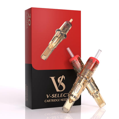 EZ Tattoo Cartridge Needles - 20Pcs #10 (13RM) Bugpin Curved/Round Magnum - V-Select by EZTAT2