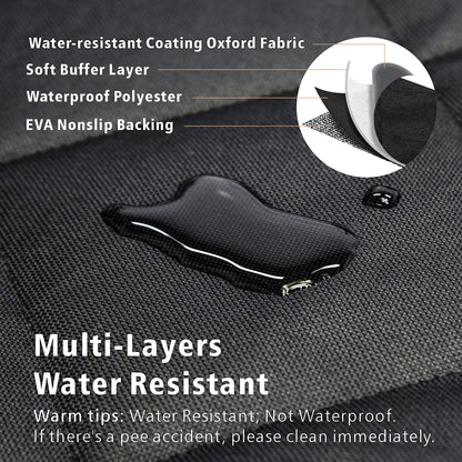 F-color SUV Cargo Liner for Dogs – Extra Large, Water-Resistant, Non-Slip Pet Seat Cover for SUVs