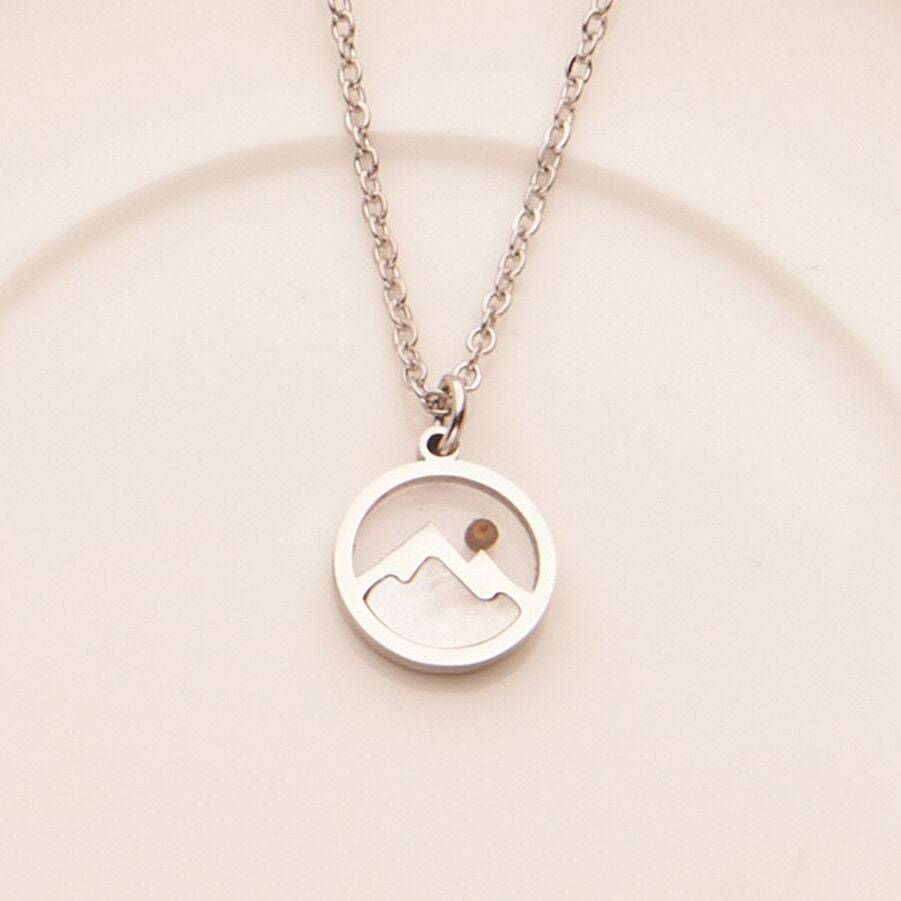 Round Hollow Mountain Necklace