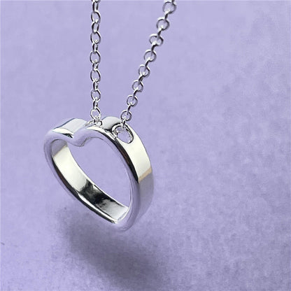 Hollow Heart Necklace