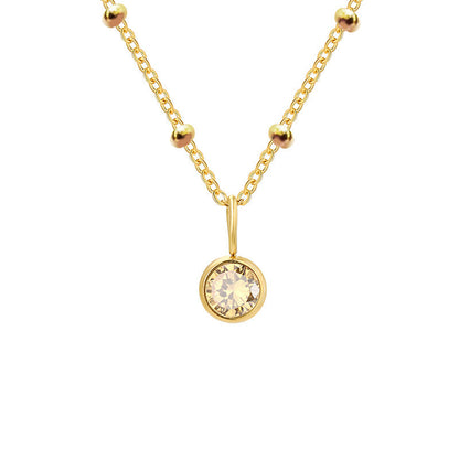 Diamond Birthstone Necklace