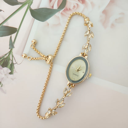 Wheat Diamond Women's Quartz Watch