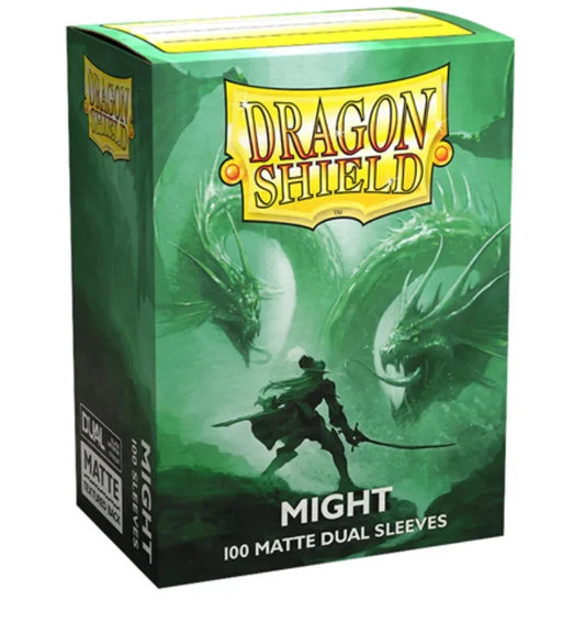 Dragon Shield - Matte Dual Standard Size Sleeves 100pk - Might Green