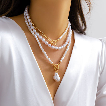 Retro Easy Matching OT Buckle Necklace