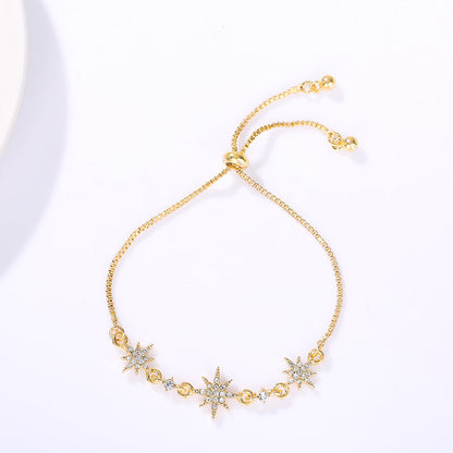 Zircon Flower Bracelets