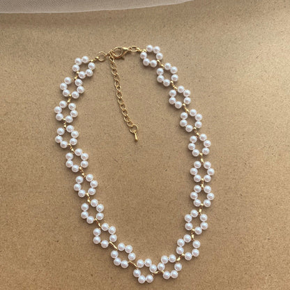 Pearl Necklace and Bracelet