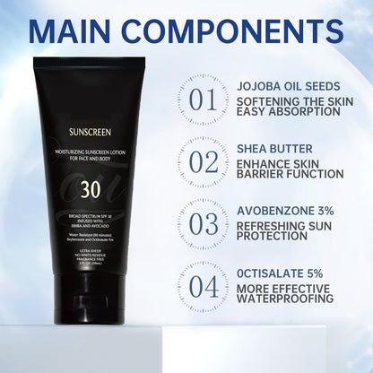 Face Sunscreen Black Girl SPF 30 – No White Cast, Moisturizing 2-Pack