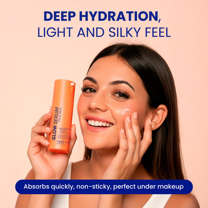 FaceTory Glow Serum Face Milk – Hydrating Korean Serum with Rice Bran, Licorice Root & Ceramides