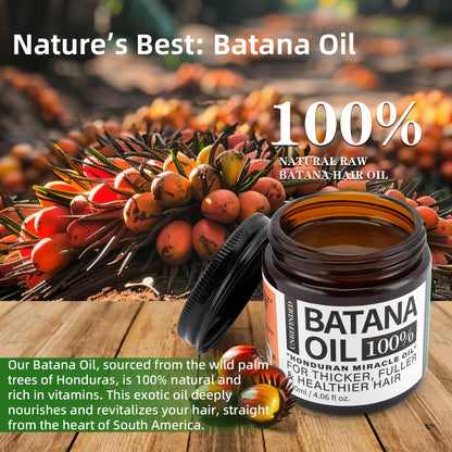 Fadelo Batana Oil for Hair Growth – 100% Natural, Unrefined, Honduras, 4.06 oz Jar