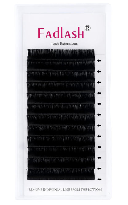 FADLASH Eyelash Extensions - C/D Curl 0.20mm Mixed 15-20mm | Professional Lash Supplies