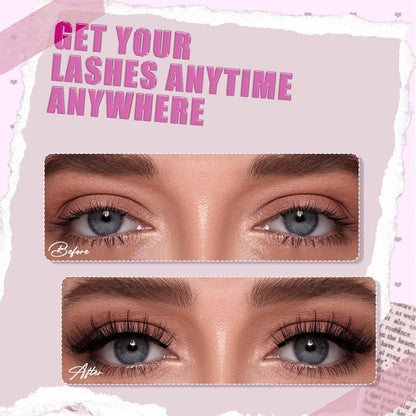 FADLASH Magnetic Eyelashes – Natural Look, Glue-Free, Reusable Lashes with Applicator (2 Pairs) S01