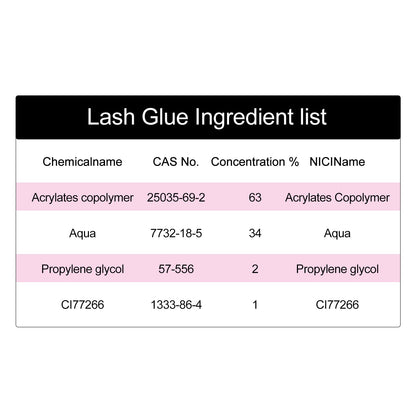 FADLASH 2-in-1 Cluster Lash Glue – Black & Clear, 72h Waterproof Hold