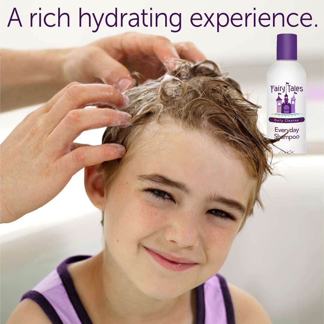 Fairy Tales Daily Cleanse Kids Shampoo & Conditioner | Sulfate Free & Dye Free | Gentle, Nourishing Hair Care for Girls & Boys