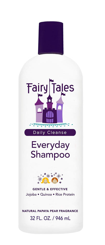 Fairy Tales Daily Cleanse Kids Shampoo – Gentle, Paraben-Free, All Hair Types, 32 oz