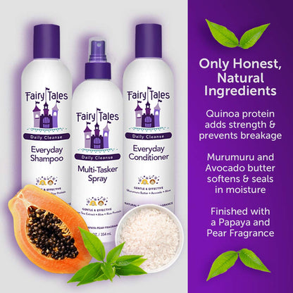 Fairy Tales Daily Cleanse Kids Shampoo – Gentle, Paraben-Free, All Hair Types, 32 oz