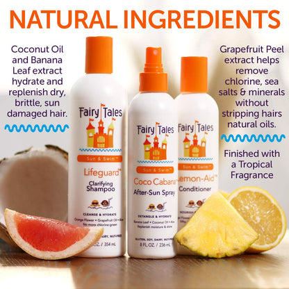 Fairy Tales Swimmer Conditioner for Kids - 32 oz | Natural USA‑Made, Paraben/Sulfate/Dye Free
