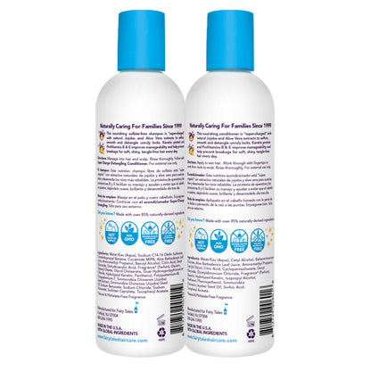 Fairy Tales Tangle Tamer Detangling Shampoo & Conditioner for Kids – Ultra Moisturizing, Anti-Frizz – Paraben & Sulfate Free (12 oz, 2 pack)
