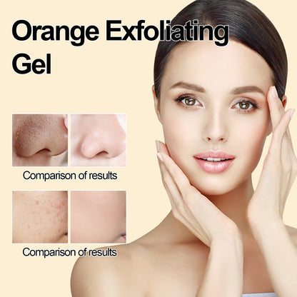 FAIRYTALESPACE Orange Exfoliating Gel Scrub for Face & Body – Deep Cleanse, Pore Refinement, Hydration (2PCS)