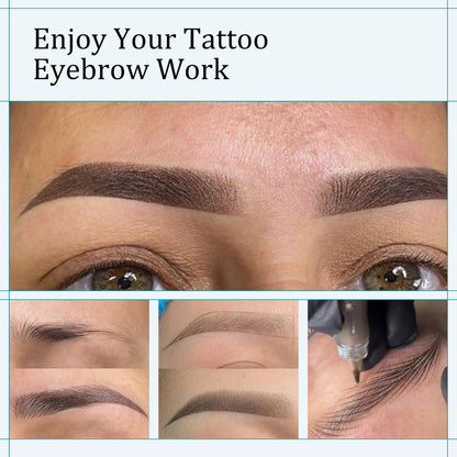 FAMISOO PMU Pigments for Eyebrow – Ash Brown 0.169oz/5ml | Long-Lasting Microblading Ink
