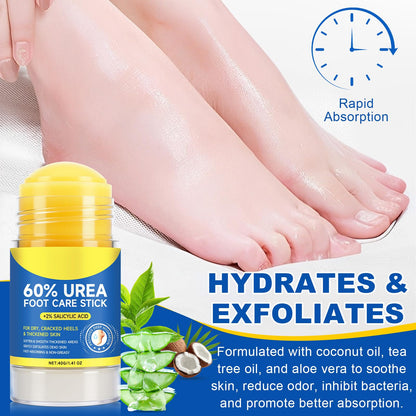 FANGCUN Urea Foot Balm Stick 60% – Cracked Heel Care (40g x 2 Pack)