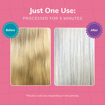 Fanola No Yellow Shampoo – Purple Violet Pigments Neutralize Yellow Tones in Platinum, Light Blonde, Gray Hair (11.83 oz, Pack of 3)