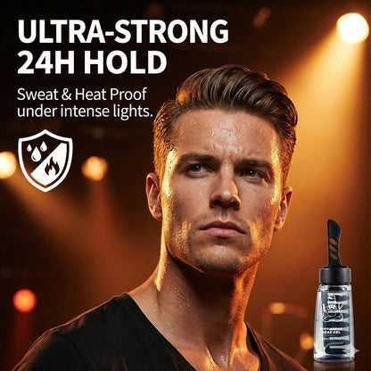 Fanqibaaty Styling Gel for Short Hair – Ultra-Strong 24H Hold | Fast-Drying, Sweat-Proof, Matte Finish