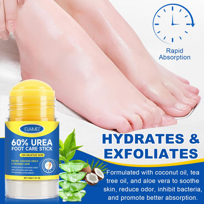 FANSHI 60% Urea Cream Stick – 2-Pack Deep Moisturizing Foot Care for Dry, Cracked Heels