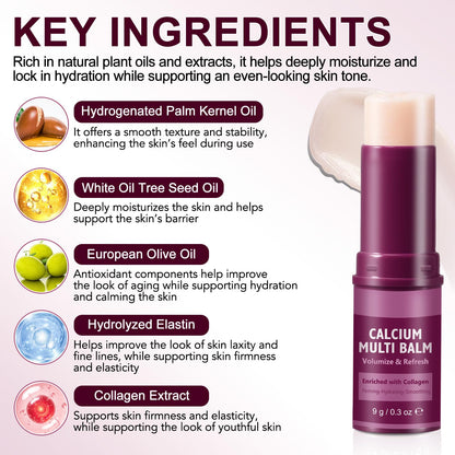 FANSHI Calcium Multi Balm Stick – Firming, Hydrating & Smoothing for Eyes, Face & Neck (2-Pack)