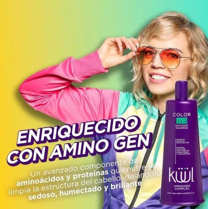 Fantasy Nails Kuul Matizant Shampoo – Purple Tint for Gray, Blond & Bleached Hair (300 ml)