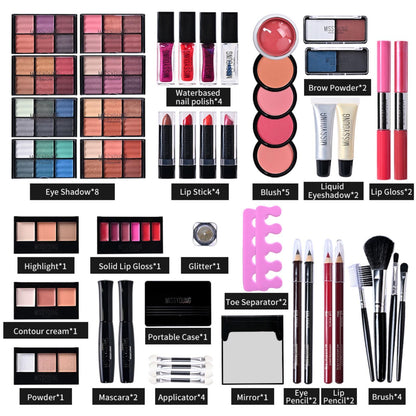 FantasyDay All-in-one Holiday Makeup Gift Set | Complete Starter Kit for Women