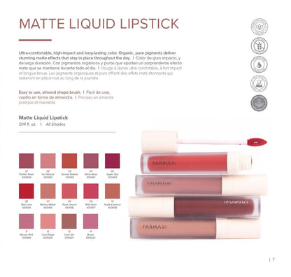 FARMASi Make Up Matte Liquid Lipstick in Cool Girl — Long-Lasting, Ultra-Comfortable Matte Color