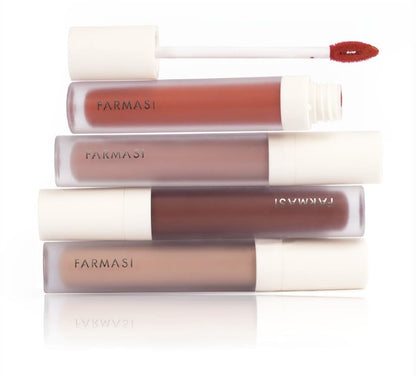 FARMASi Matte Liquid Lipstick – Long-Lasting Ultra-Comfort Matte Color (0.14 fl oz)