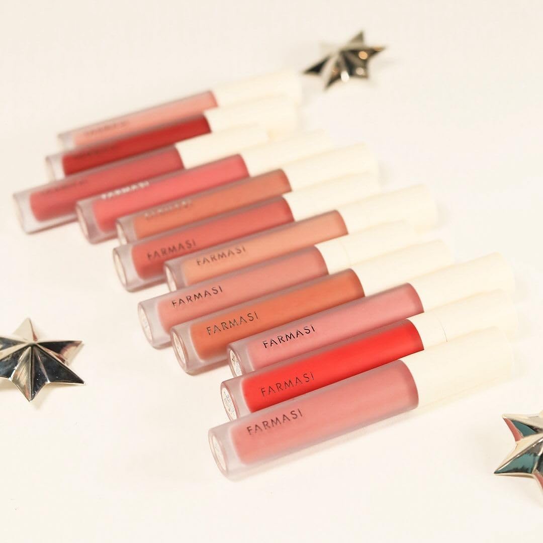 FARMASi Matte Liquid Lipstick Rose Dream – 12h Transfer-Proof Color