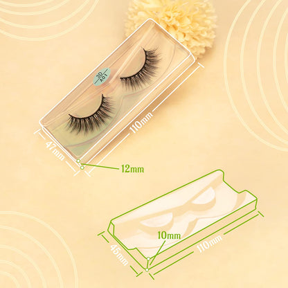 FARRED Wholesale False Lashes — 30 Pairs, 10 Styles, Vegan & Reusable